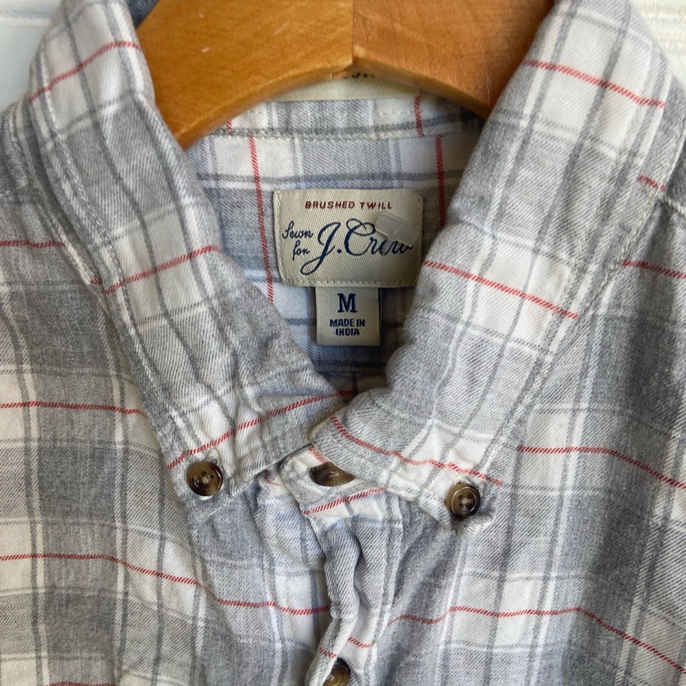 JCrew Casual Flannel Plaid Button Up shirt - Picture 3 of 6